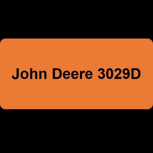 John Deere 3029D
